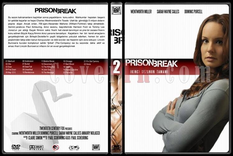 Prison Break (Seasons 1-4) - Custom Dvd Cover Set - Trke [2005-2009]-2jpg