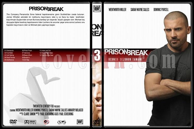 Prison Break (Seasons 1-4) - Custom Dvd Cover Set - Trke [2005-2009]-3jpg