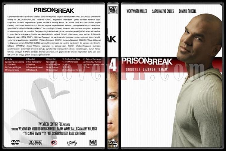 Prison Break (Seasons 1-4) - Custom Dvd Cover Set - Trke [2005-2009]-4jpg