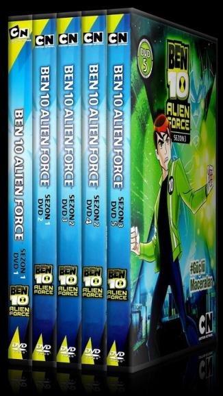 Ben 10 Alien Force  - Scan Dvd Cover Set - Trke [2008]-b10af-setjpg