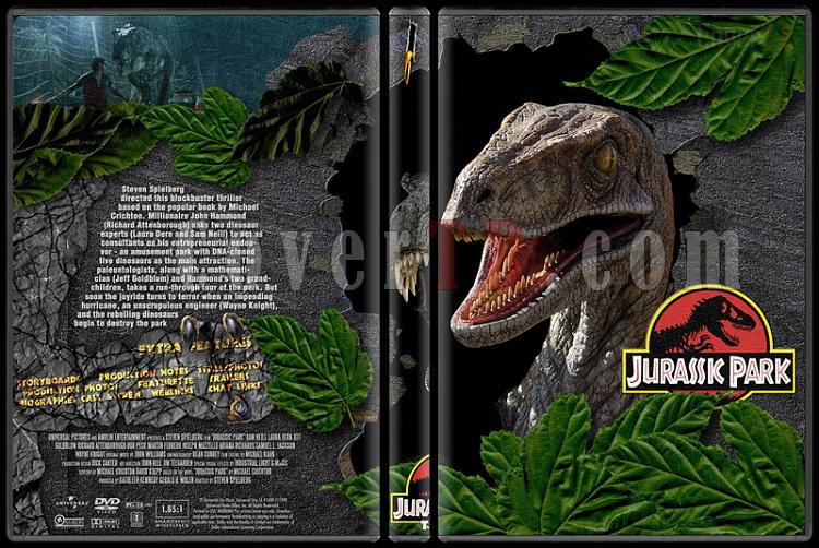 Jurassic Park (Trilogy) - Custom Dvd Cover Set - English [1993-2001]-jurassic-park-1-dvd-coverjpg