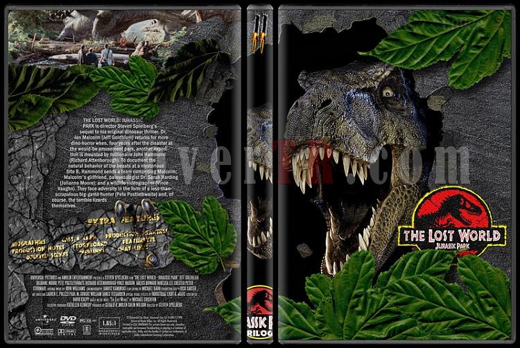 Jurassic Park (Trilogy) - Custom Dvd Cover Set - English [1993-2001]-jurassic-park-2-dvd-coverjpg