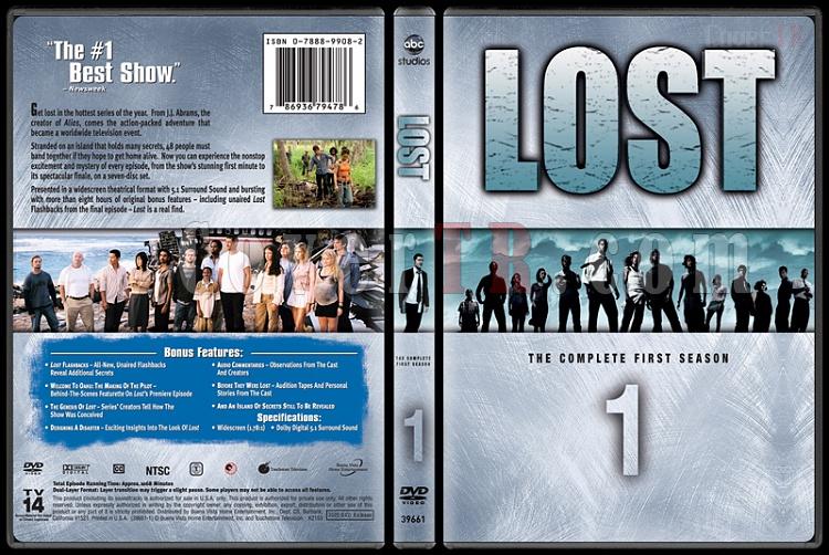 Lost Collection (Seasons 1-6) - Custom Dvd Cover Set - English [2004-2010]-lost-season-1jpg