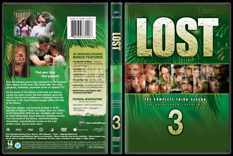 Lost Collection (Seasons 1-6) - Custom Dvd Cover Set - English [2004-2010]-lost-season-3jpg