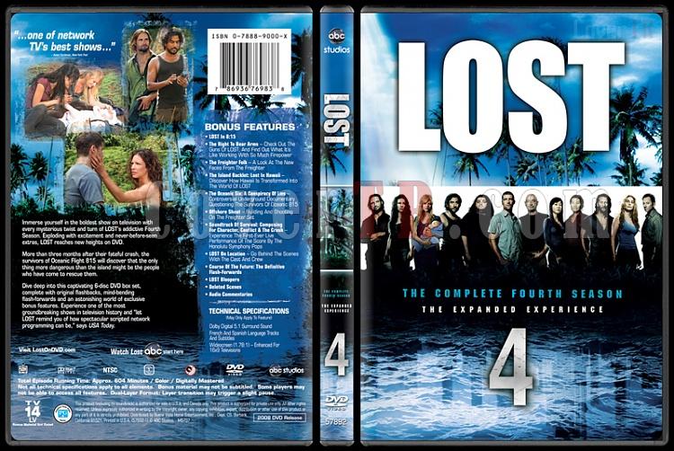 Lost Collection (Seasons 1-6) - Custom Dvd Cover Set - English [2004-2010]-lost-season-4jpg