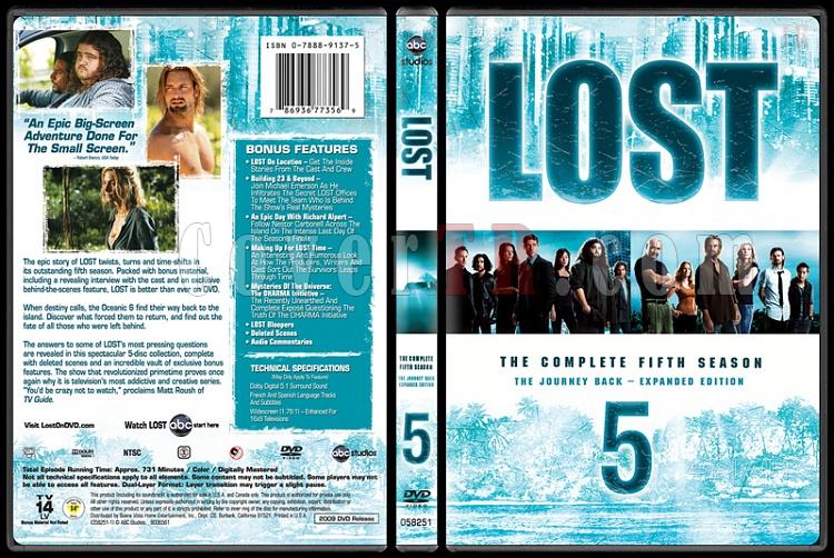 Lost Collection (Seasons 1-6) - Custom Dvd Cover Set - English [2004-2010]-lost-season-5jpg