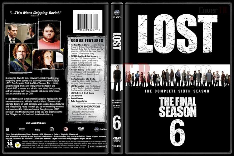 Lost Collection (Seasons 1-6) - Custom Dvd Cover Set - English [2004-2010]-lost-season-6jpg