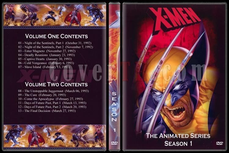 X-Men: The Animated Series (Seasons 1-5) - Custom Dvd Cover Set - English [1992-1997]-1jpg