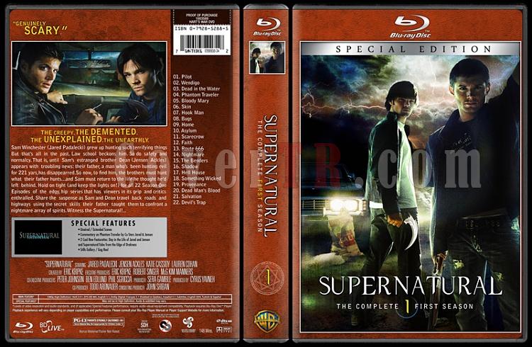 Supernatural (Seasons 1-8) - Custom Bluray Cover Set - English [2005-?]-01jpg