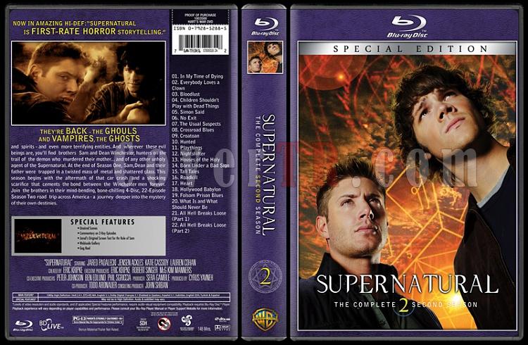 Supernatural (Seasons 1-8) - Custom Bluray Cover Set - English [2005-?]-02jpg