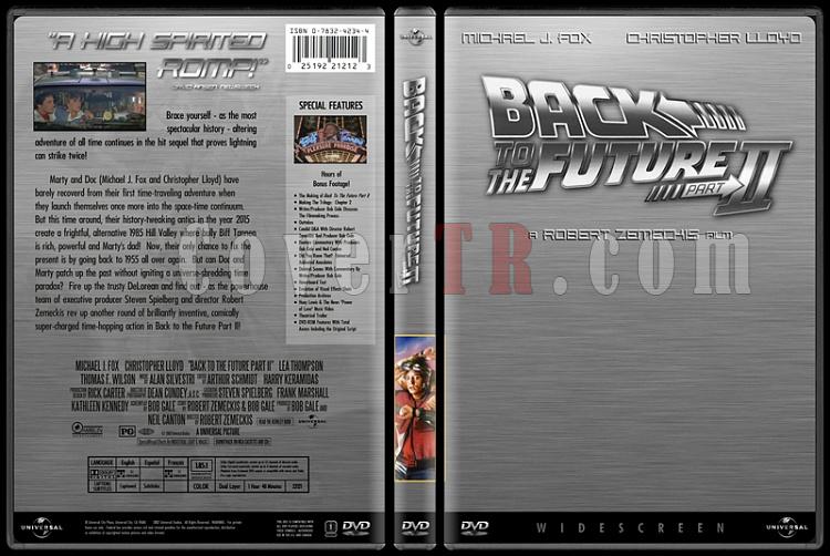 Back to the Future (Gelecee Dn) - Custom Dvd Cover Set - English [1985-1989-1990]-2jpg