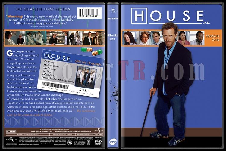 House M.D. Collection (Seasons 1-8) - Custom Dvd Cover Set - English [2004-2012]-standard1jpg