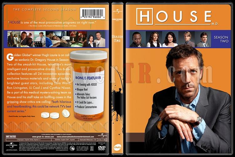 House M.D. Collection (Seasons 1-8) - Custom Dvd Cover Set - English [2004-2012]-standard2jpg