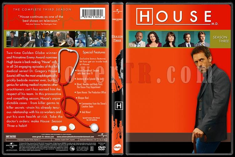 House M.D. Collection (Seasons 1-8) - Custom Dvd Cover Set - English [2004-2012]-standard3jpg