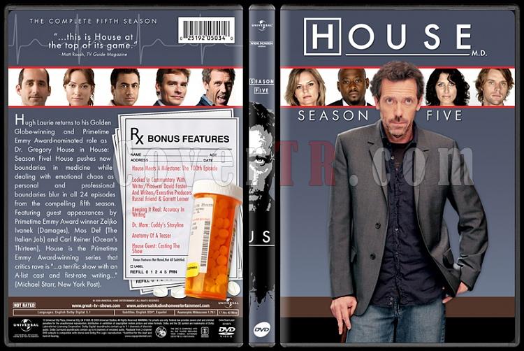 House M.D. Collection (Seasons 1-8) - Custom Dvd Cover Set - English [2004-2012]-standard5jpg