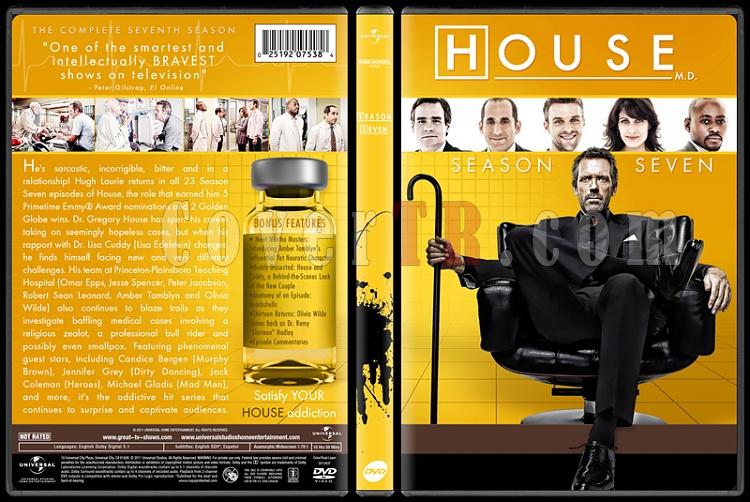 House M.D. Collection (Seasons 1-8) - Custom Dvd Cover Set - English [2004-2012]-standard7jpg