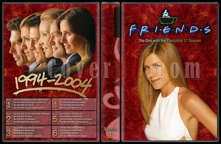 Friends (Seasons 1-10) - Custom Dvd Cover Set - English [1994-2004]-1jpg