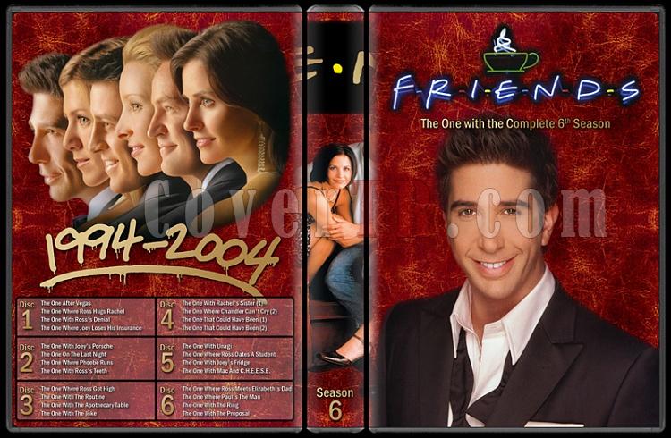 Friends (Seasons 1-10) - Custom Dvd Cover Set - English [1994-2004]-6jpg