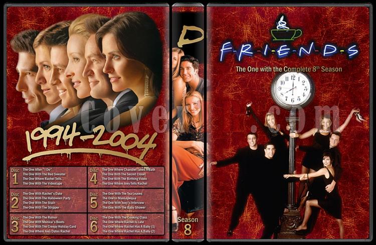 Friends (Seasons 1-10) - Custom Dvd Cover Set - English [1994-2004]-8jpg