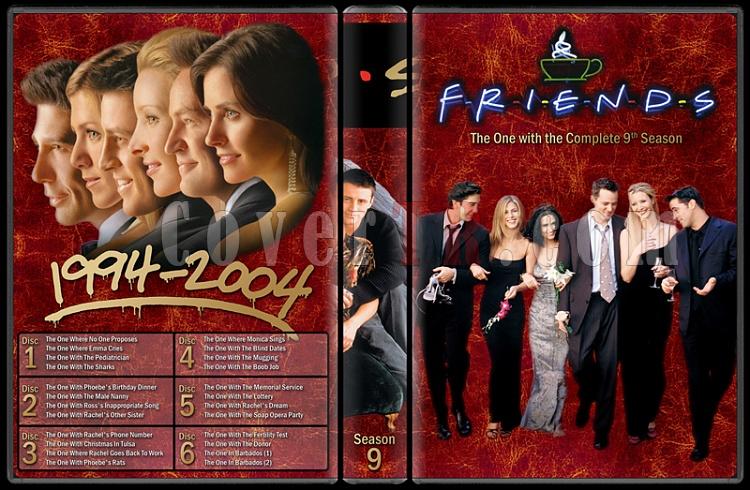 Friends (Seasons 1-10) - Custom Dvd Cover Set - English [1994-2004]-9jpg
