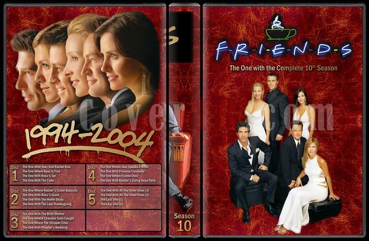 Friends (Seasons 1-10) - Custom Dvd Cover Set - English [1994-2004]-10jpg