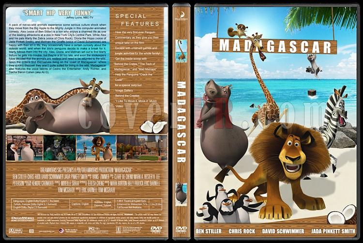 Madagascar Collection (Madagaskar Koleksiyonu) - Custom Dvd Cover Set - English [2005-2008-2012]-1jpg