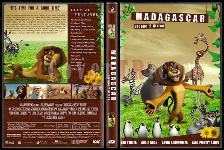 Madagascar Collection (Madagaskar Koleksiyonu) - Custom Dvd Cover Set - English [2005-2008-2012]-2jpg