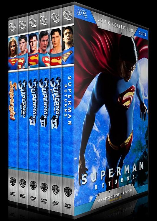 Superman Collection (Sperman Koleksiyonu) - Custom Dvd Cover Set - English [1978-2006]-gvjpg