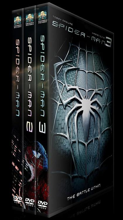 Spider-Man Collection (Örümcek Adam Koleksiyonu) - Custom Dvd Cover Set - English-2dsadavgxjpg