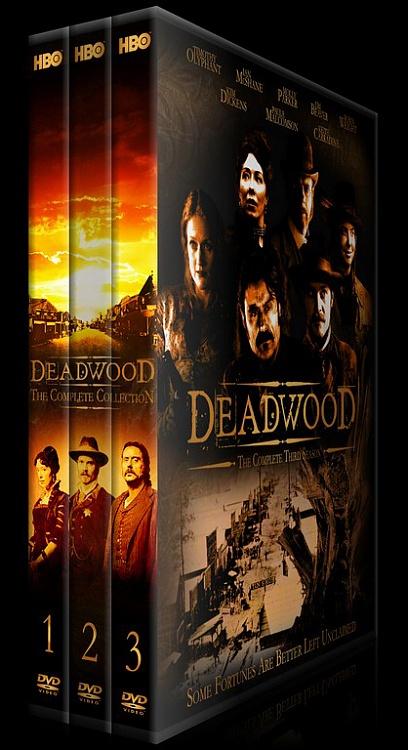 Deadwood (Seasons 1-3) - Custom Dvd Cover Set - English [2004-2006]-setjpg