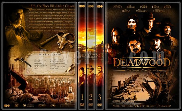 Deadwood (Seasons 1-3) - Custom Dvd Cover Set - English [2004-2006]-standard-3-season-flatjpg