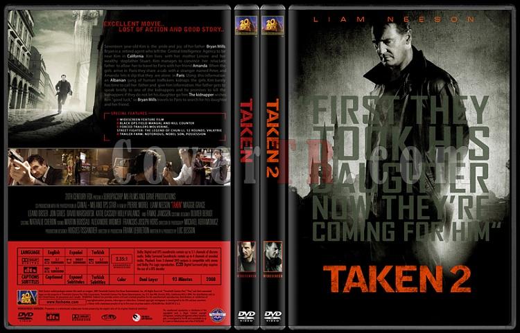 Taken (Duology) - Custom Dvd Cover Set - English [2008-2011]-standard-2-season-flatjpg