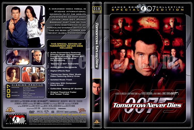 007 James Bond Collection - Custom Dvd Cover Set - English-007-18-tomorrow-never-diesjpg