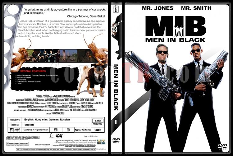 Men in Black (Siyah Giyen Adamlar) - Custom Dvd Cover Set - English [1997-2002-2012]-100jpg