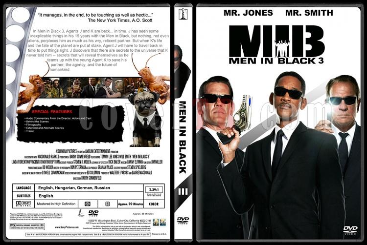 Men in Black (Siyah Giyen Adamlar) - Custom Dvd Cover Set - English [1997-2002-2012]-300jpg