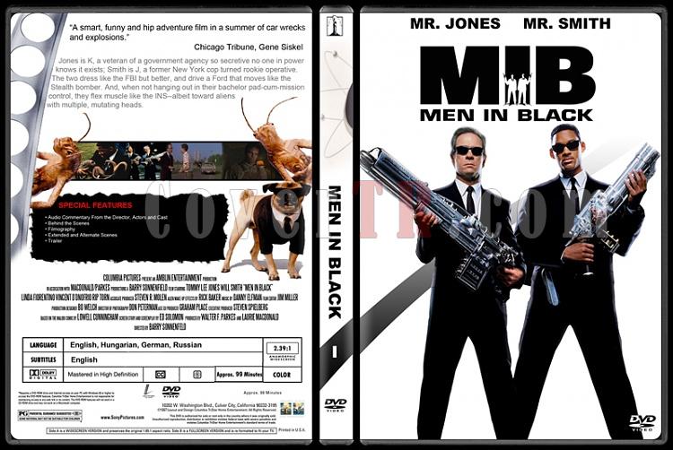 Men in Black (Siyah Giyen Adamlar) - Custom Dvd Cover Set - English [1997-2002-2012]-100jpg