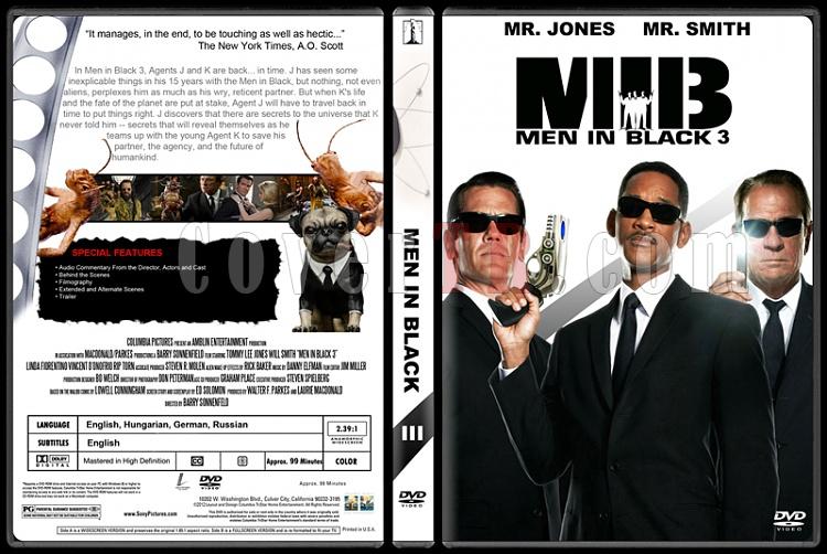 Men in Black (Siyah Giyen Adamlar) - Custom Dvd Cover Set - English [1997-2002-2012]-300jpg