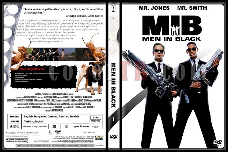 Men in Black (Siyah Giyen Adamlar) - Custom Dvd Cover Set - Trke [1997-2002-2012]-100jpg