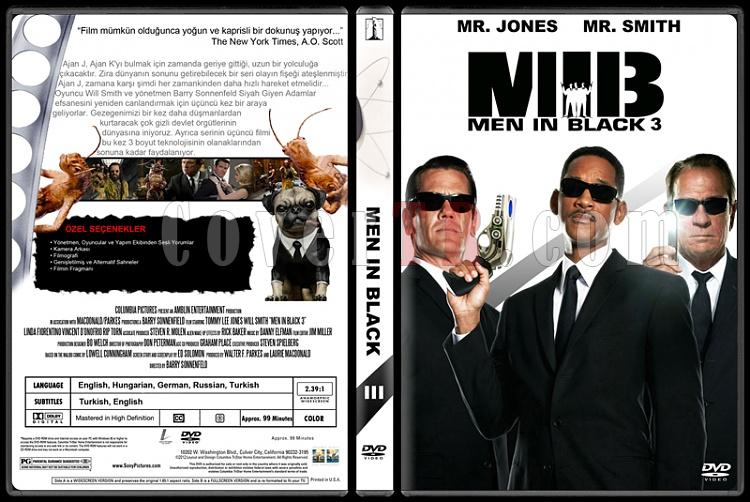 Men in Black (Siyah Giyen Adamlar) - Custom Dvd Cover Set - Trke [1997-2002-2012]-300jpg