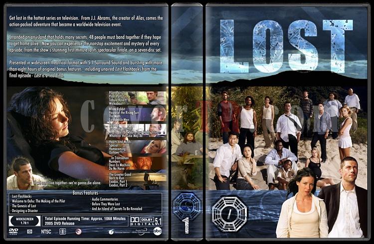 Lost (Seasons 1-6) - Custom Dvd Cover Set - English [2004-2010]-lost-season-1jpg