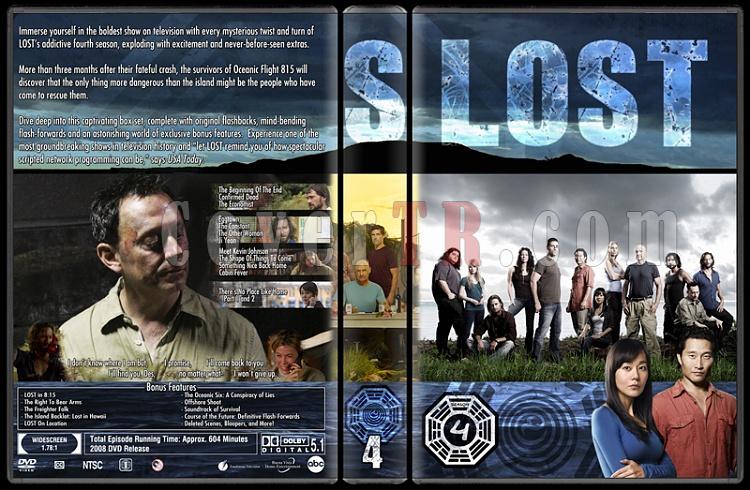 Lost (Seasons 1-6) - Custom Dvd Cover Set - English [2004-2010]-lost-season-4jpg