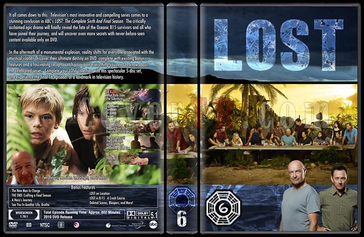 Lost (Seasons 1-6) - Custom Dvd Cover Set - English [2004-2010]-lost-season-6jpg