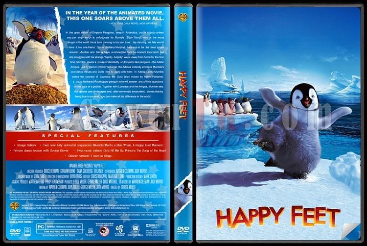 Happy Feet (Neeli Ayaklar) - Custom Dvd Cover Set - English [2006-2011]-happy-feet-dvdjpg