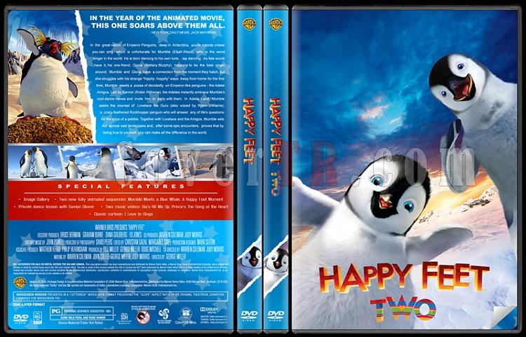 Happy Feet (Neeli Ayaklar) - Custom Dvd Cover Set - English [2006-2011]-happy-dvdsjpg