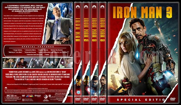 Iron Man Collection (Demir Adam Koleksiyonu) - Custom Dvd Cover Set - English [2008-2010-2013]-alljpg