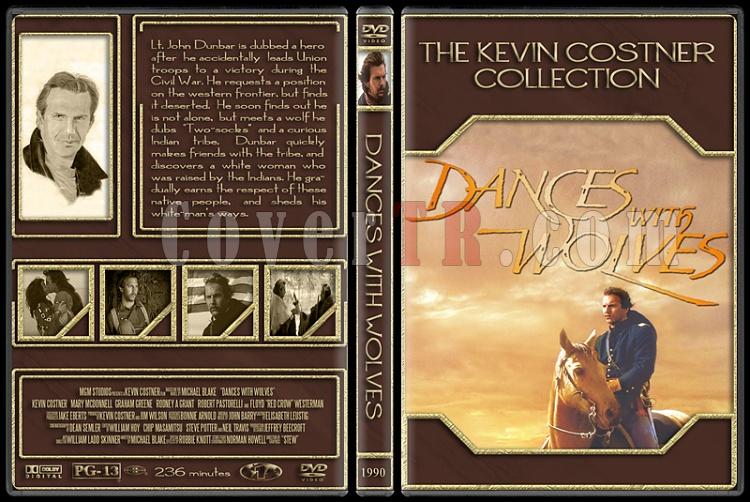 The Kevin Costner Collection - Custom Dvd Cover Set - English [1985-2007]-1990-dances-wolvesjpg