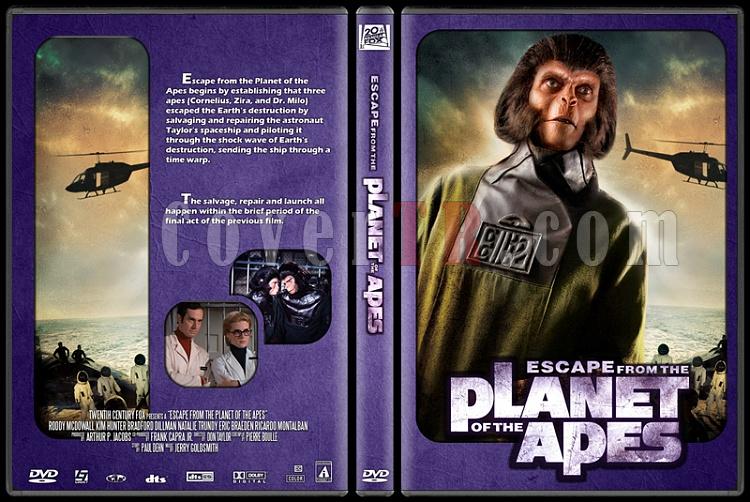 Planet of the Apes Collection - Custom Dvd Cover Set - English [1968-1970-1971-1972-1973]-3jpg