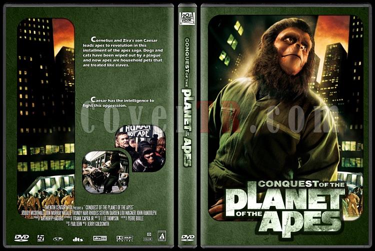 Planet of the Apes Collection - Custom Dvd Cover Set - English [1968-1970-1971-1972-1973]-4jpg