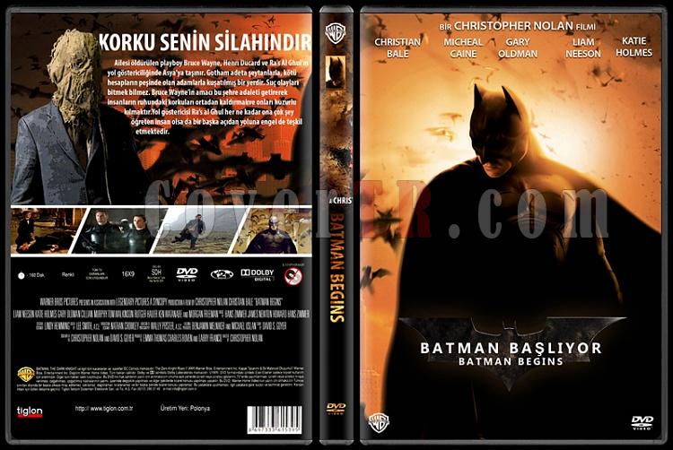 Batman: The Dark Knight Collection (Batman: Kara valye Koleksiyonu) - Custom Dvd Cover Set - Trke [2005-2008-2012]-1jpg