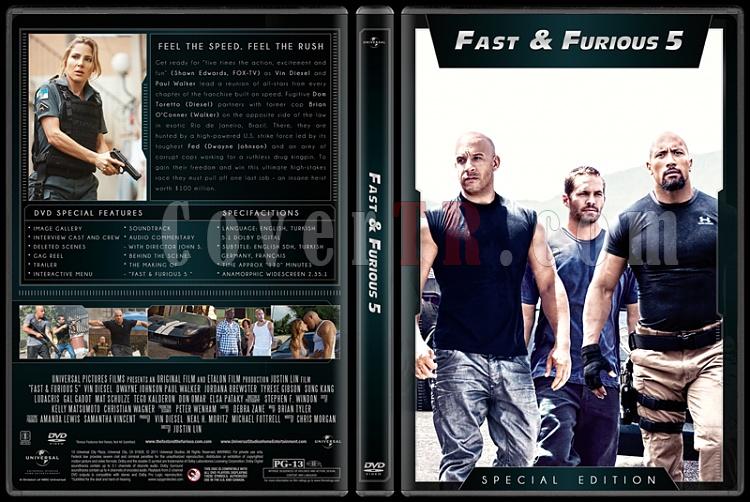 The Fast and the Furious Collection (Hzl ve fkeli Koleksiyonu) - Custom Dvd Cover Set - English [2001-2013]-5jpg